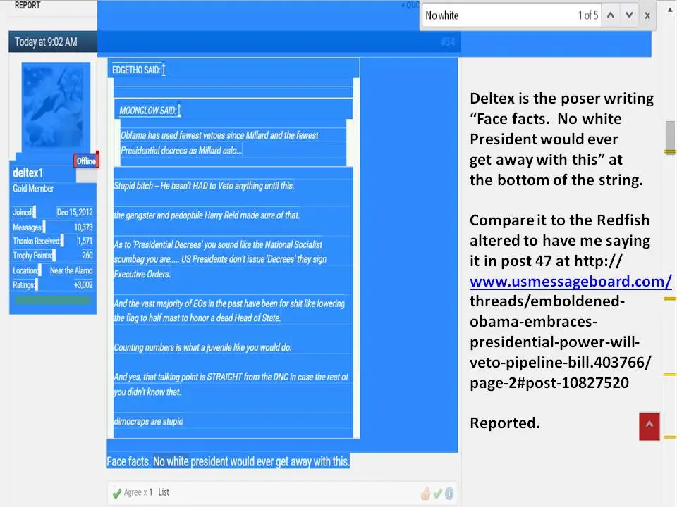 Reporting Redfish for altering post statement by Deltex to me.webp