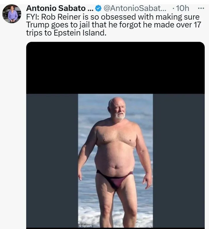 Rob Reiner 17 trips to Epstein Island.webp