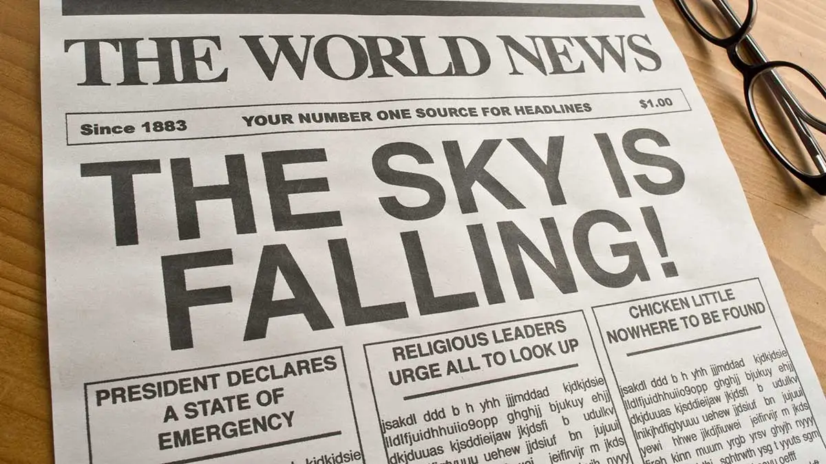 sky is falling newspaper.webp