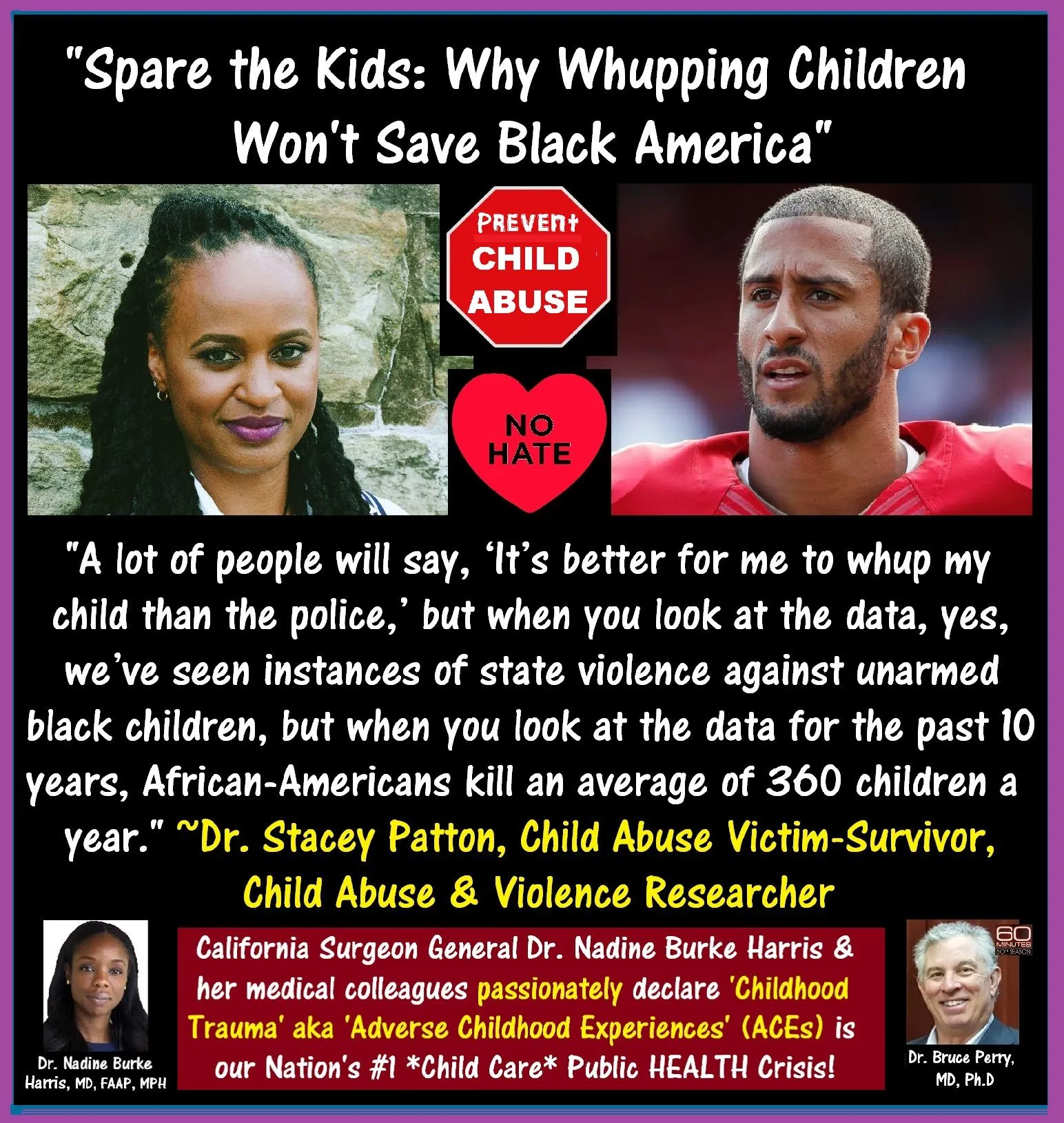 Stacey Patton, Colin Kaepernick NO HATE.webp
