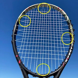 Third Prototype Tennis Racket WITH TENNIS BALLS.webp