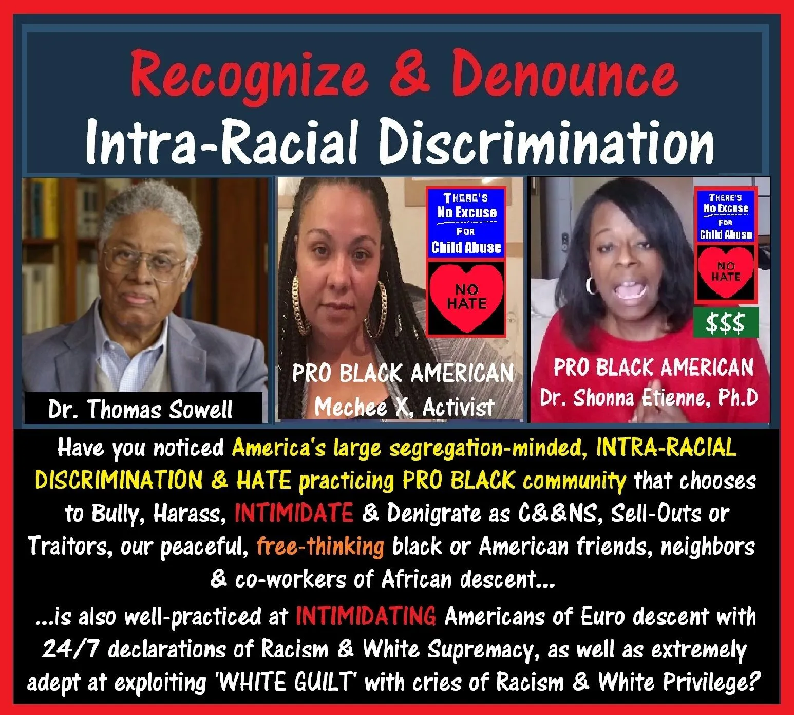 Thomas Sowell, Mechee X, Shonna Etienne.webp