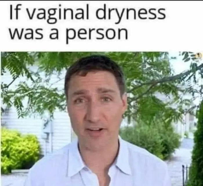 trudeau dry vagina.webp