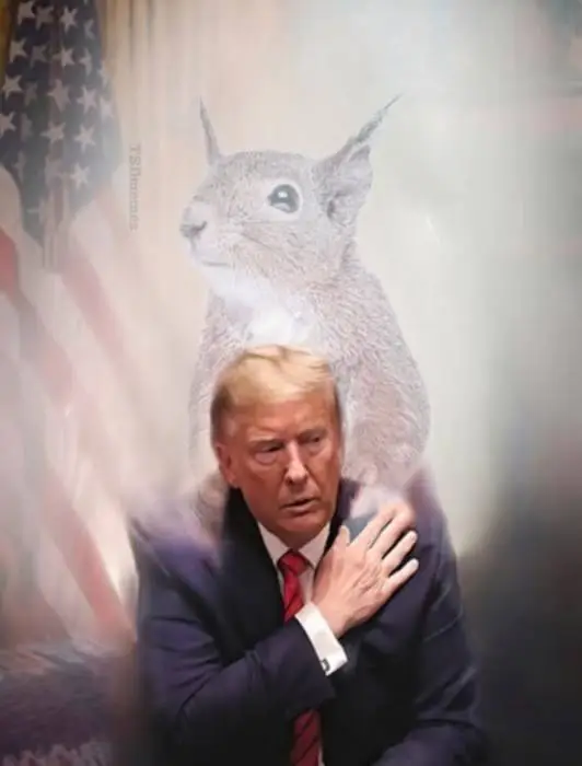 Trump and p'nut.webp