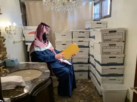 Trump bathroon docs being read.webp