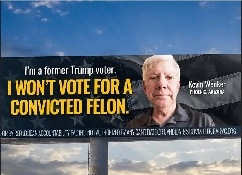 trump billboard former trumper no convicted felon.webp