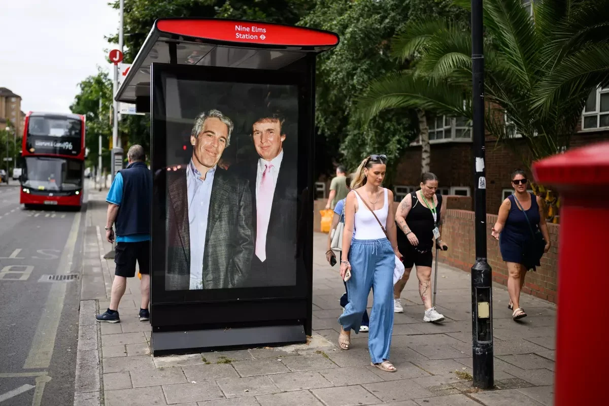 Trump Epstein bus stop.webp