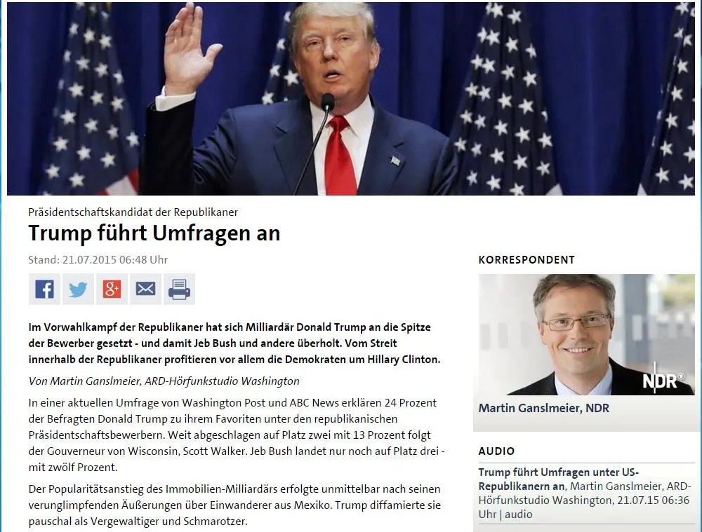 Trump leading in polls -ARD Tagesschau.webp