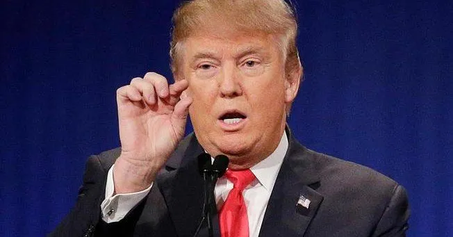 Trump saying his weenie is so big..webp