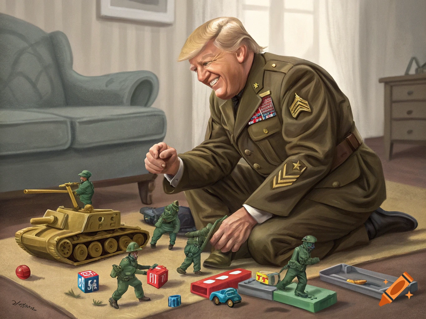 trump toy soldiers laughing.webp