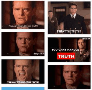 truth can't handle.gif