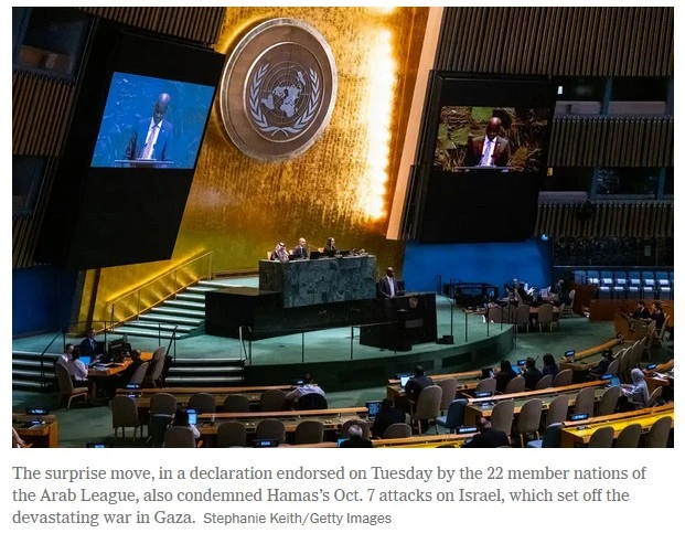 UN Two State Solution Arab League.webp