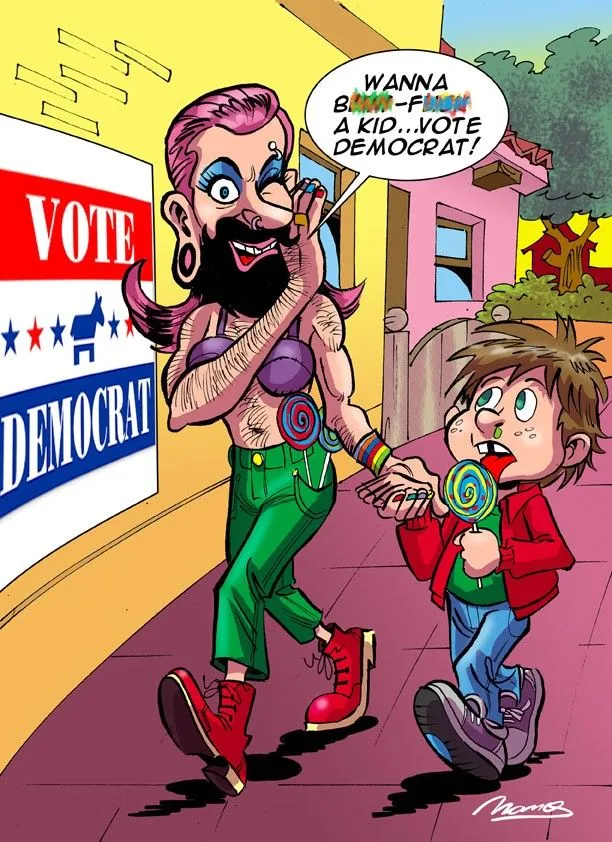 Vote 4 democrats lr censored.jpg