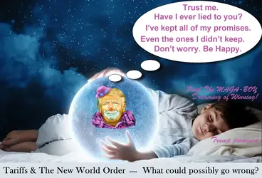 paul dream boy globe Trust me Tariffs.webp