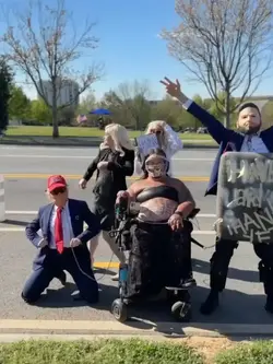 maaga upset No Kings image hilarious.webp