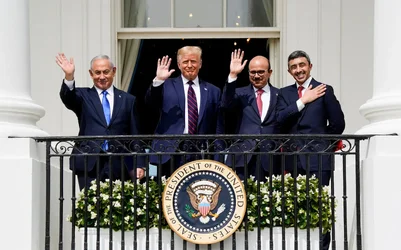 Leaders Israel, Bahrain, United Arab Emirates Abraham Accords DC 2020 Doug Mills NYT.webp Leaders Israel, Bahrain, United Arab Emirates Abraham Accords DC 2020 Doug Mills NYT.webp