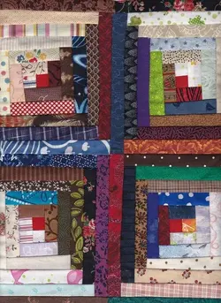 $Turquoise Star Log Cabin Butterflies Top1.webp