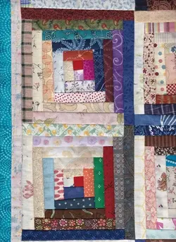 $Turquoise Star Log Cabin Butterflies Top2.webp