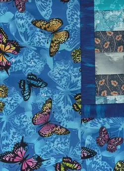 $Turquoise Star Log Cabin Butterflies Top5.webp