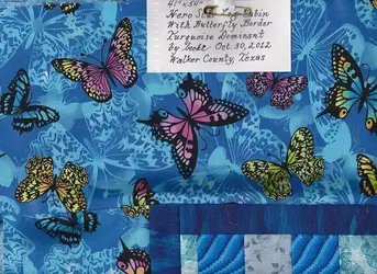 $Turquoise Star Log Cabin Butterflies Top7.webp