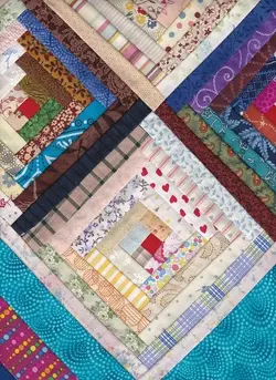 $Turquoise Star Log Cabin Butterflies Top8.webp