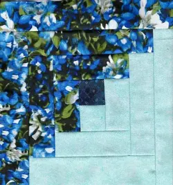 $Turquoise Singles Log Cabin Fields and Furrows2.webp