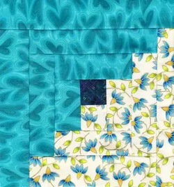 $Turquoise Singles Log Cabin Fields and Furrows9.webp