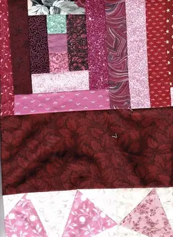 $Kaliedoscope Medallion Rosewood Quilt Top2.webp