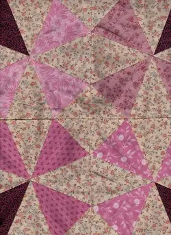 $Kaliedoscope Medallion Rosewood Quilt Top4.webp