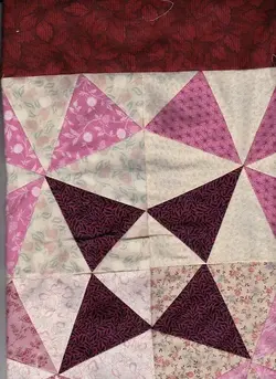 $Kaliedoscope Medallion Rosewood Quilt Top8.webp