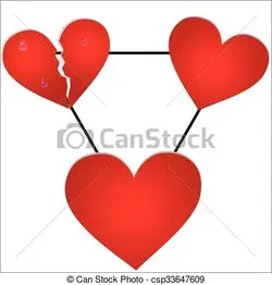 the-love-triangle-vector-clipart_csp33647609.webp