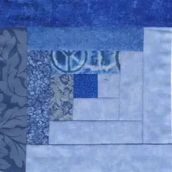 $My Blue Heaven Log Cabin Quilt11.webp