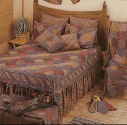$! A Neutral 2 log cabin on bed.jpg