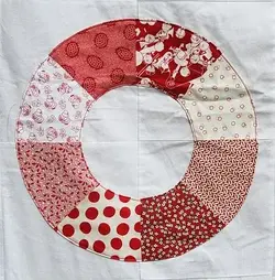 $Red Circles Quilt - Block.webp