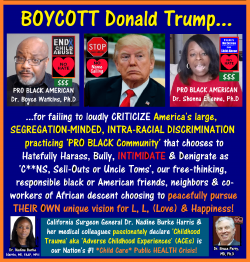 Donald Trump Boycott, RACIST, Boyce Watkins, Shonna Ettiene.png