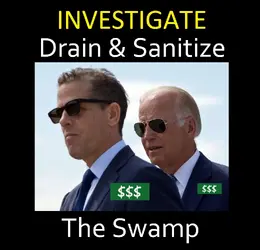 Joe Hunter Biden Drain The Swamp.webp