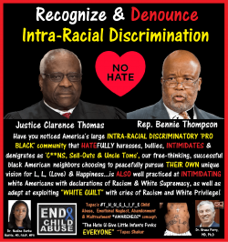 Clarence Thomas, Bennie Thompson, Pro Black Hate.png