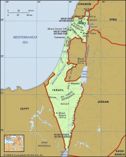 Map of Israel 2008 Encyc Britannica.gif