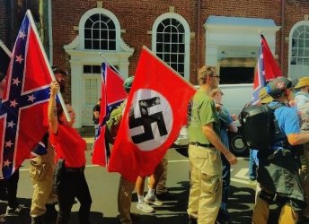 Charlottesville nazis protesting Lee Statue removal.jpeg