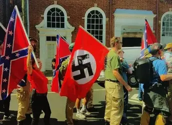 Charlottesville nazis protesting Lee Statue removal.webp