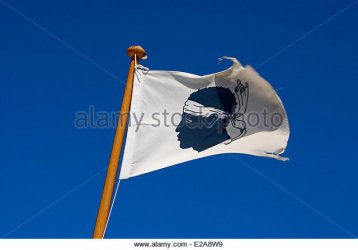 france-corse-du-sud-golfe-de-porto-corsican-flag-with-the-moors-head-e2a8w9.jpg