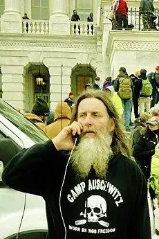 TRUMP  anti-semite  Capitol Insurrection in auschiwitz shirt.jpg