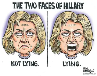 2 Hillary Faces- not lying & lying.webp