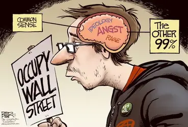 $cartoon picture of occupiers of wall street.webp