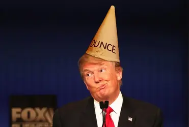 Trump Dunce Cap 2023.webp