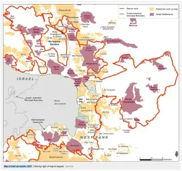 Map of East Jerusalem, 2007.webp