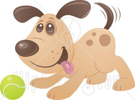 45538-Royalty-Free-RF-Clipart-Illustration-Of-A-Playful-Puppy-Dog-Wagging-His-Tail-And-Playing-Fetch-With-A-Tennis-Ball.jpg