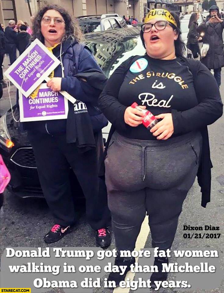 donald-trump-got-more-fat-women-walking-in-one-day-than-michelle-obama-did-in-eight-years-protesters.jpg