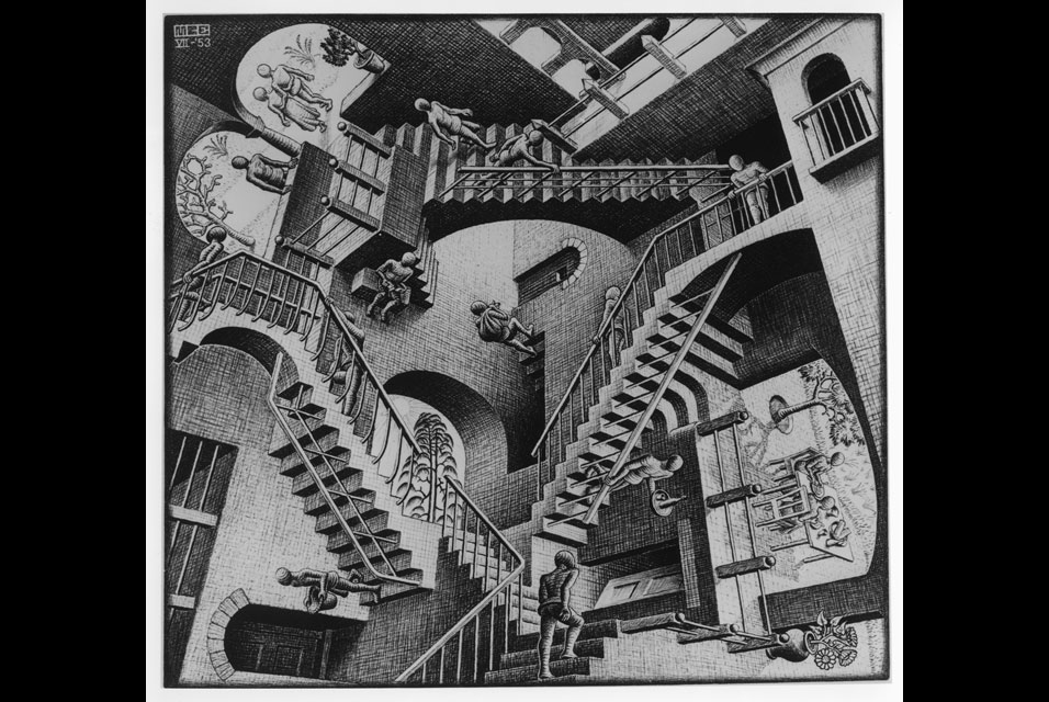 M.C.-Escher-Relativity-1953-Lithograph.jpg
