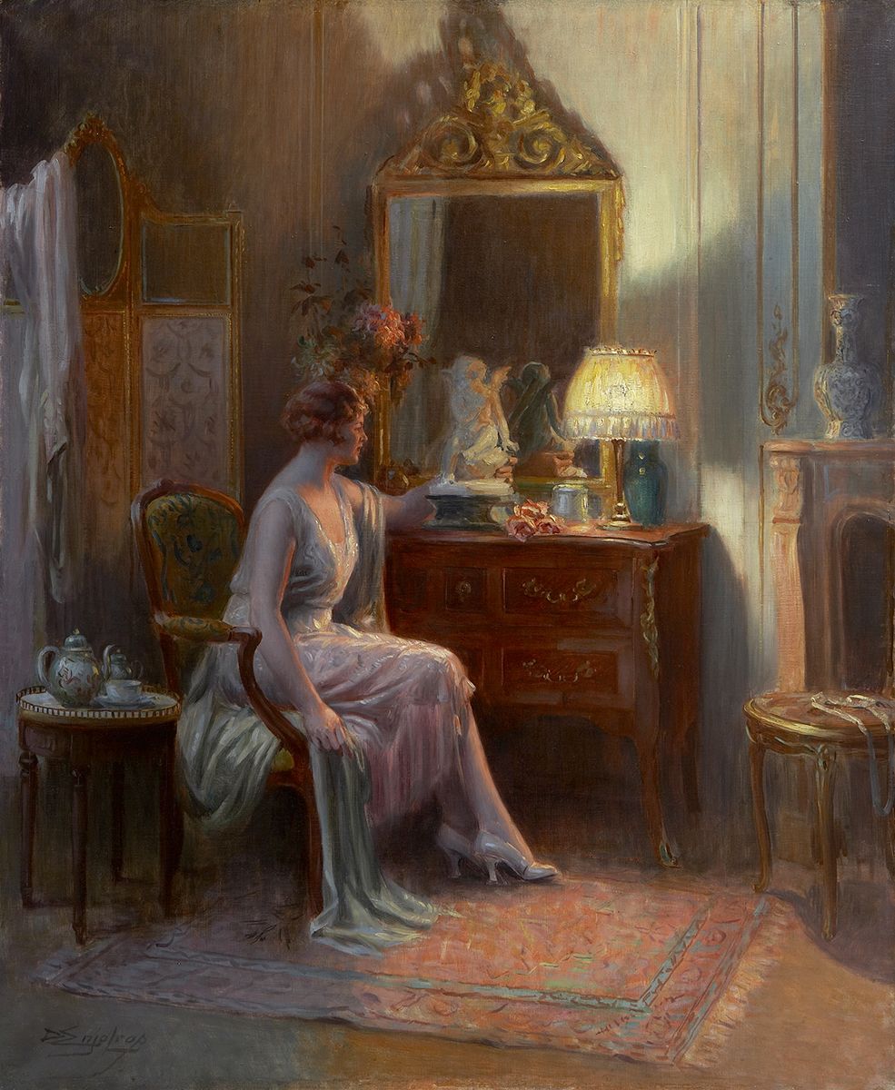 Delphin-Enjolras_Elegante-admirant-une-sculpture.jpg